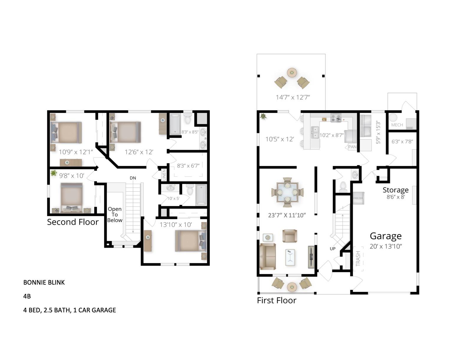 Unit Bonnie Blink 4 Bedroom Bonnie Blink 4 Bedroom Mountain Vista