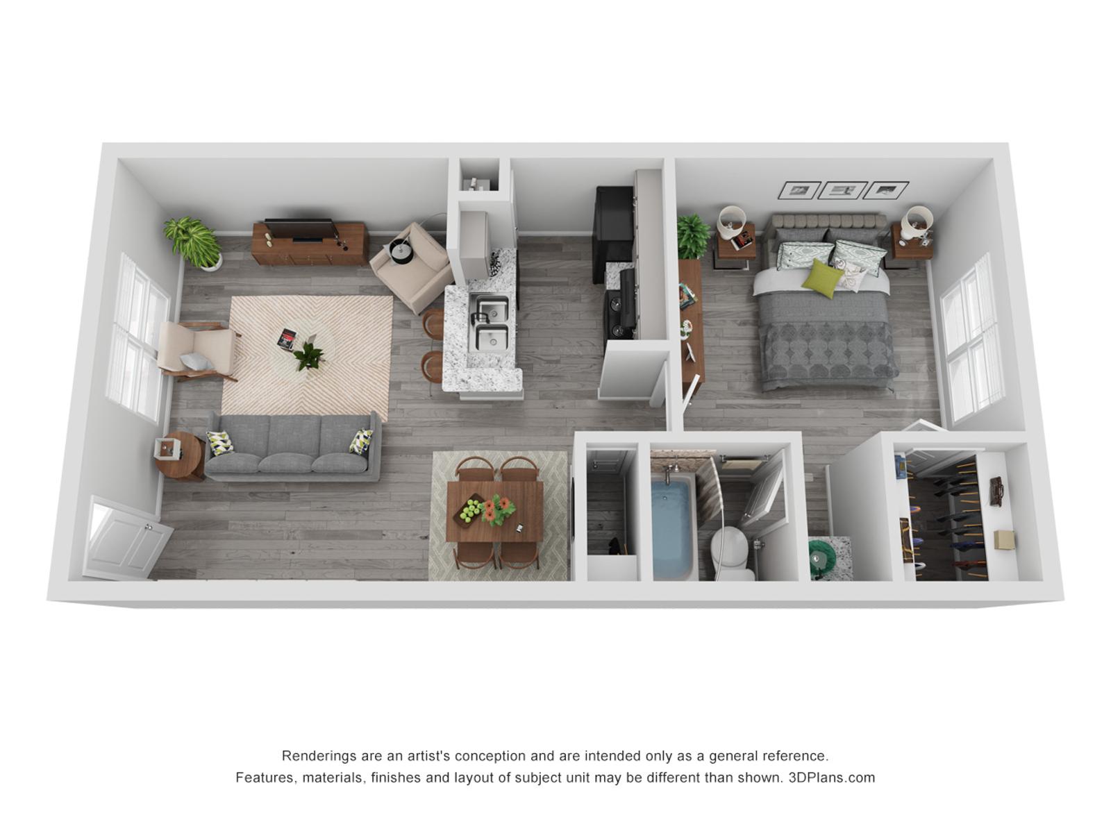 Unit 183 1x1B Renovated Casa Verde Apartments