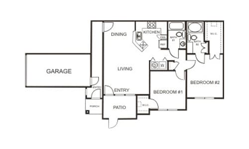 2x2B1 Millstone Apartment Homes