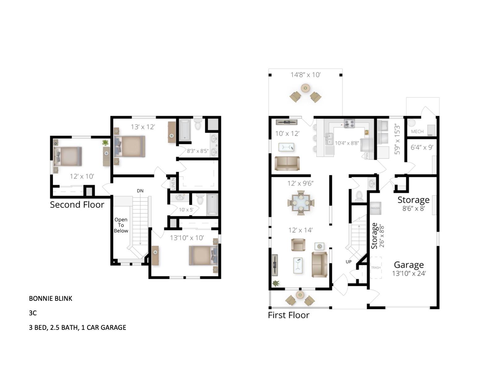 Unit Bonnie Blink 3 Bedroom Bonnie Blink 3 Bedroom Mountain Vista