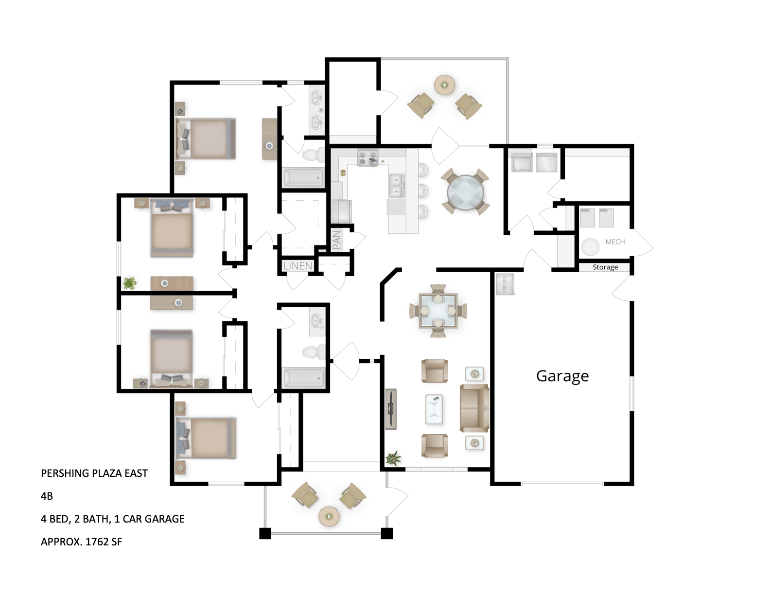 Unit Perishing Plaza East 4 Bedroom Perishing Plaza East 4