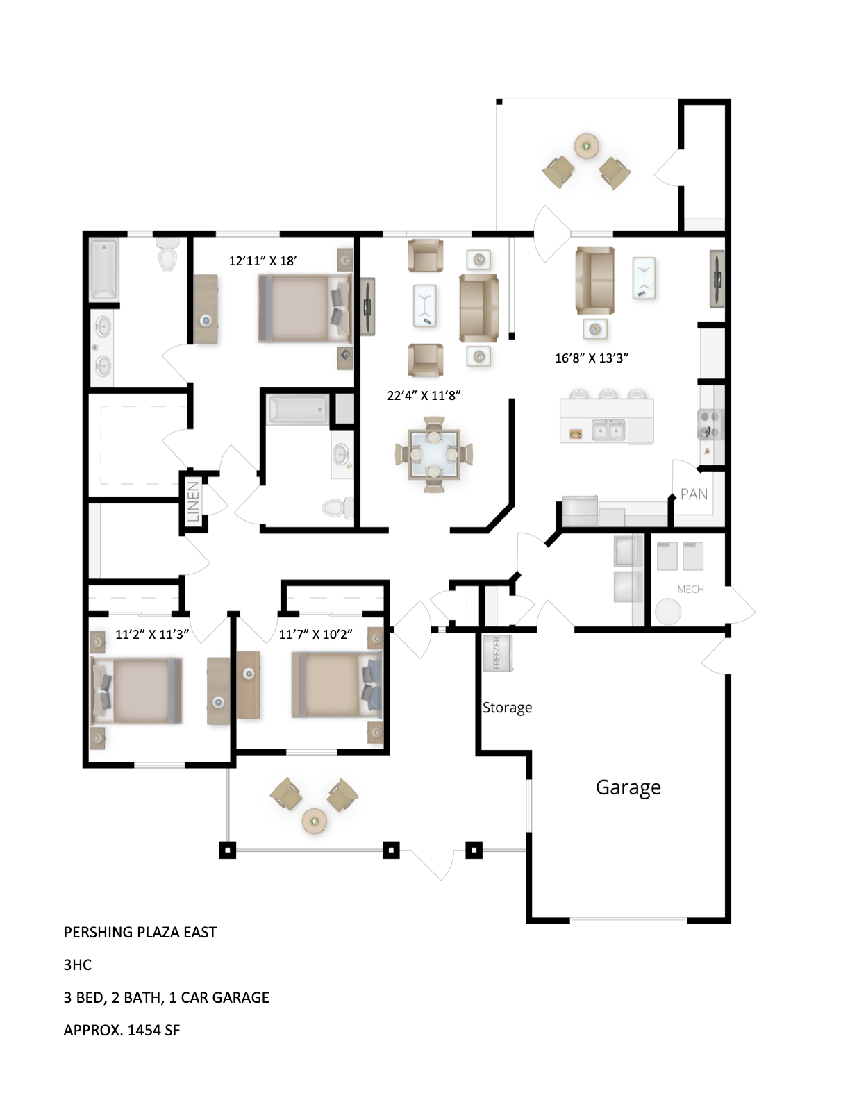 Unit Perishing Plaza East 3 Bedroom Perishing Plaza East 3