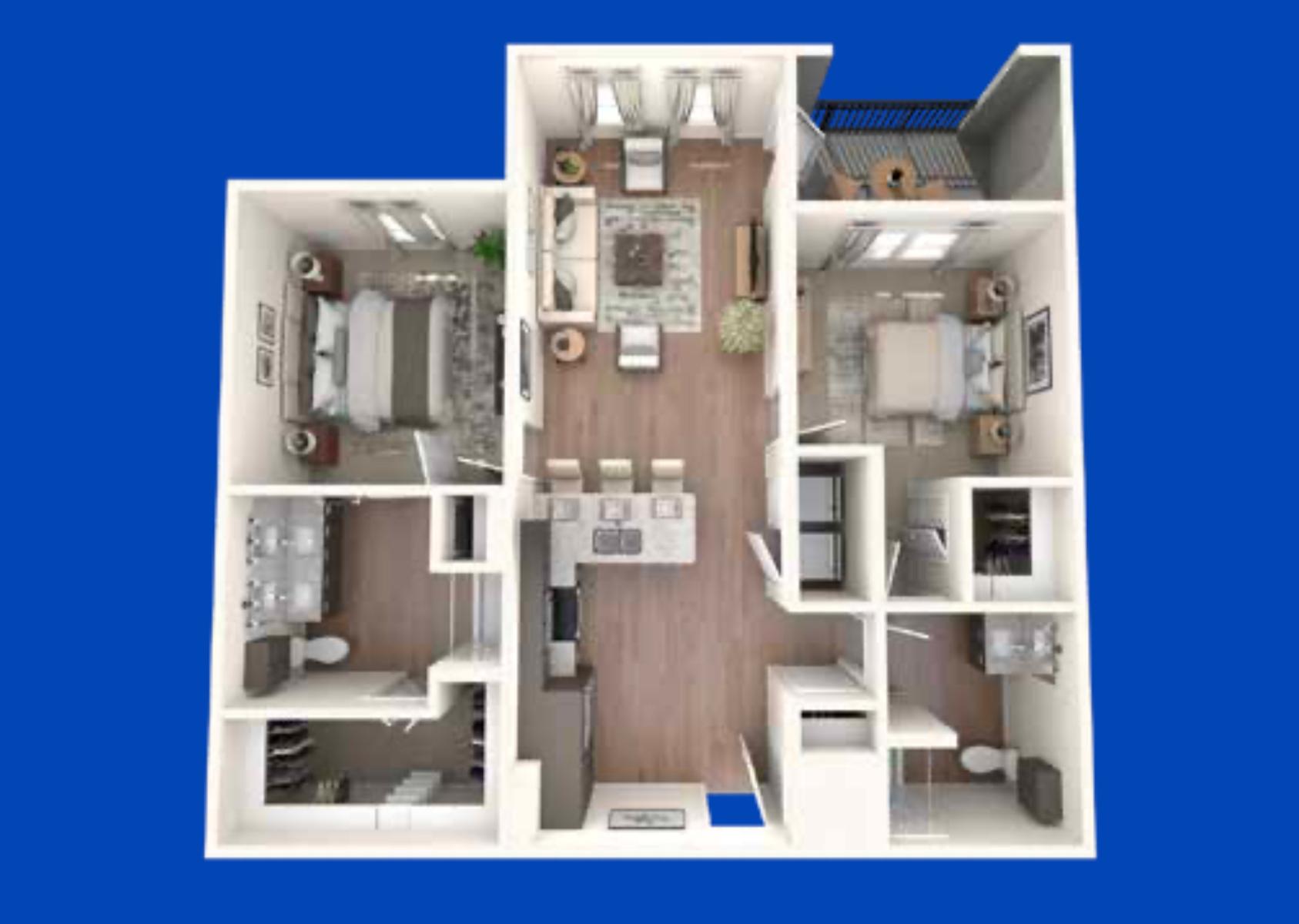 Unit 1205 2x2 Holly Springs