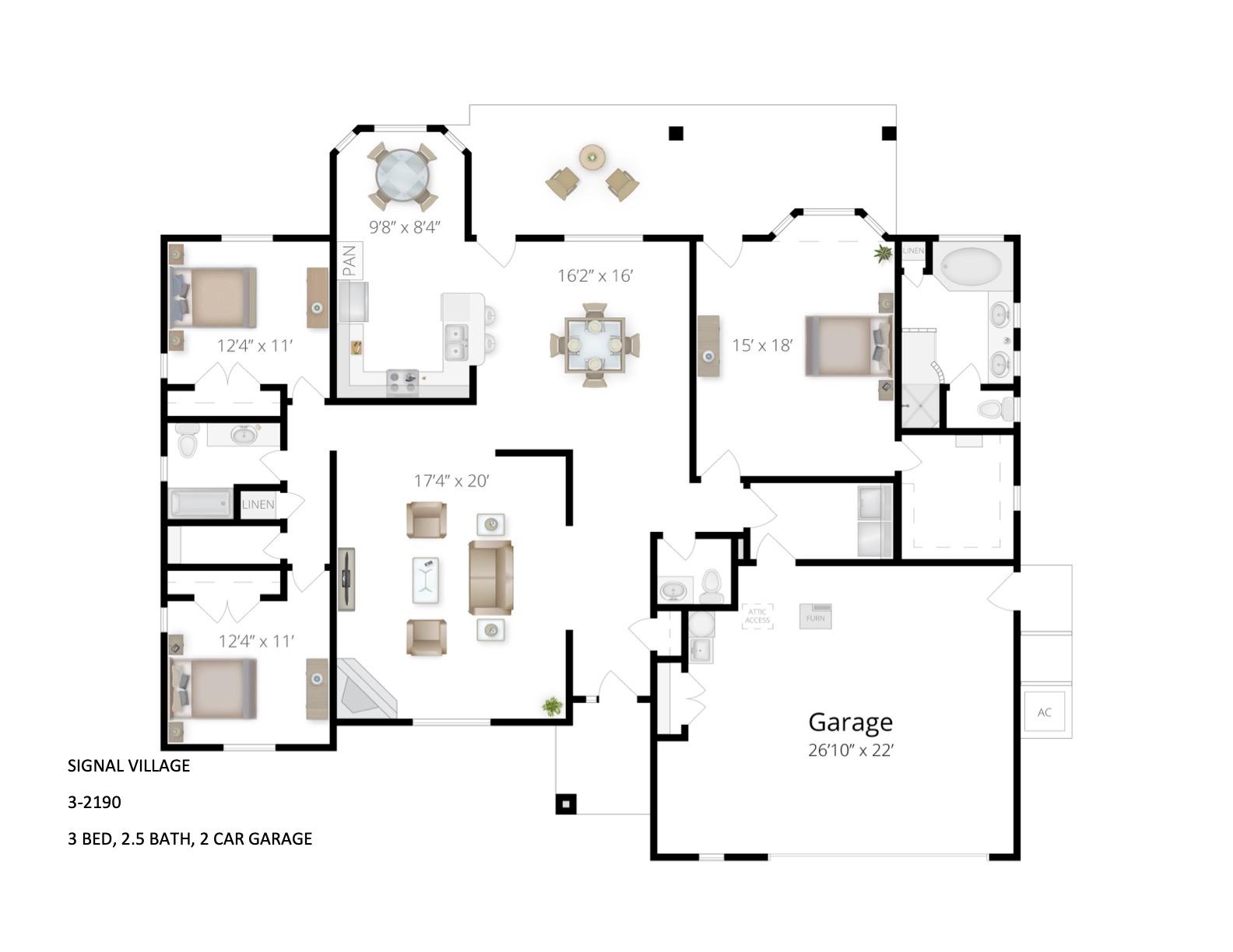 Unit Signal Village 3 3 Bedroom Signal Village 3 3 Bedroom